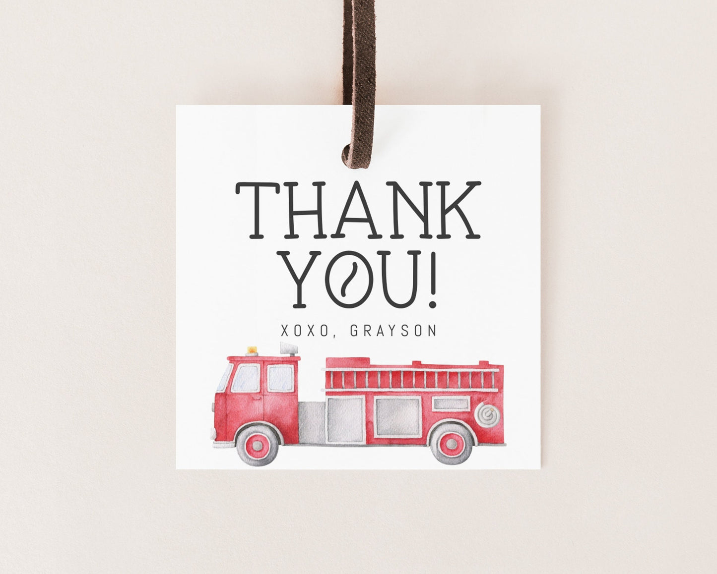 Firetruck Stats Board - First Birthday Milestone Poster - Firefighter - Fire Engine Birthday Party - 3 sizes - EDITABLE - DIY