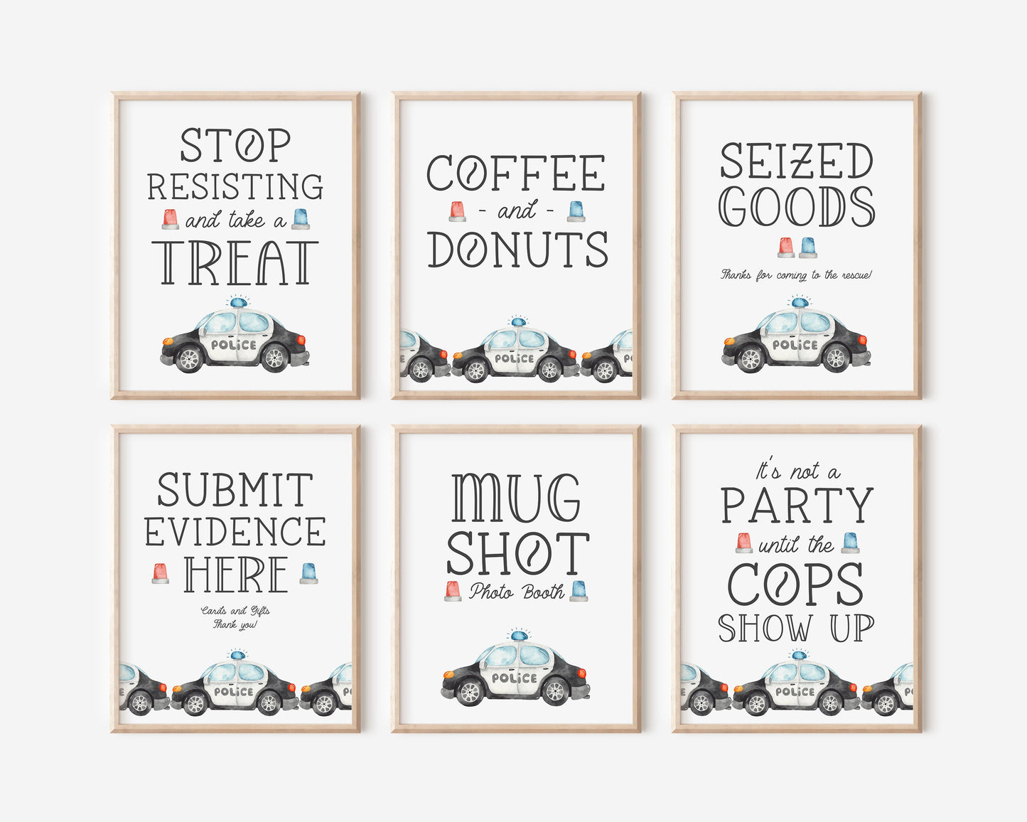 Police Baby Shower Invitation, Daddy's Backup, Couples Baby Sprinkle Invite, Editable Template