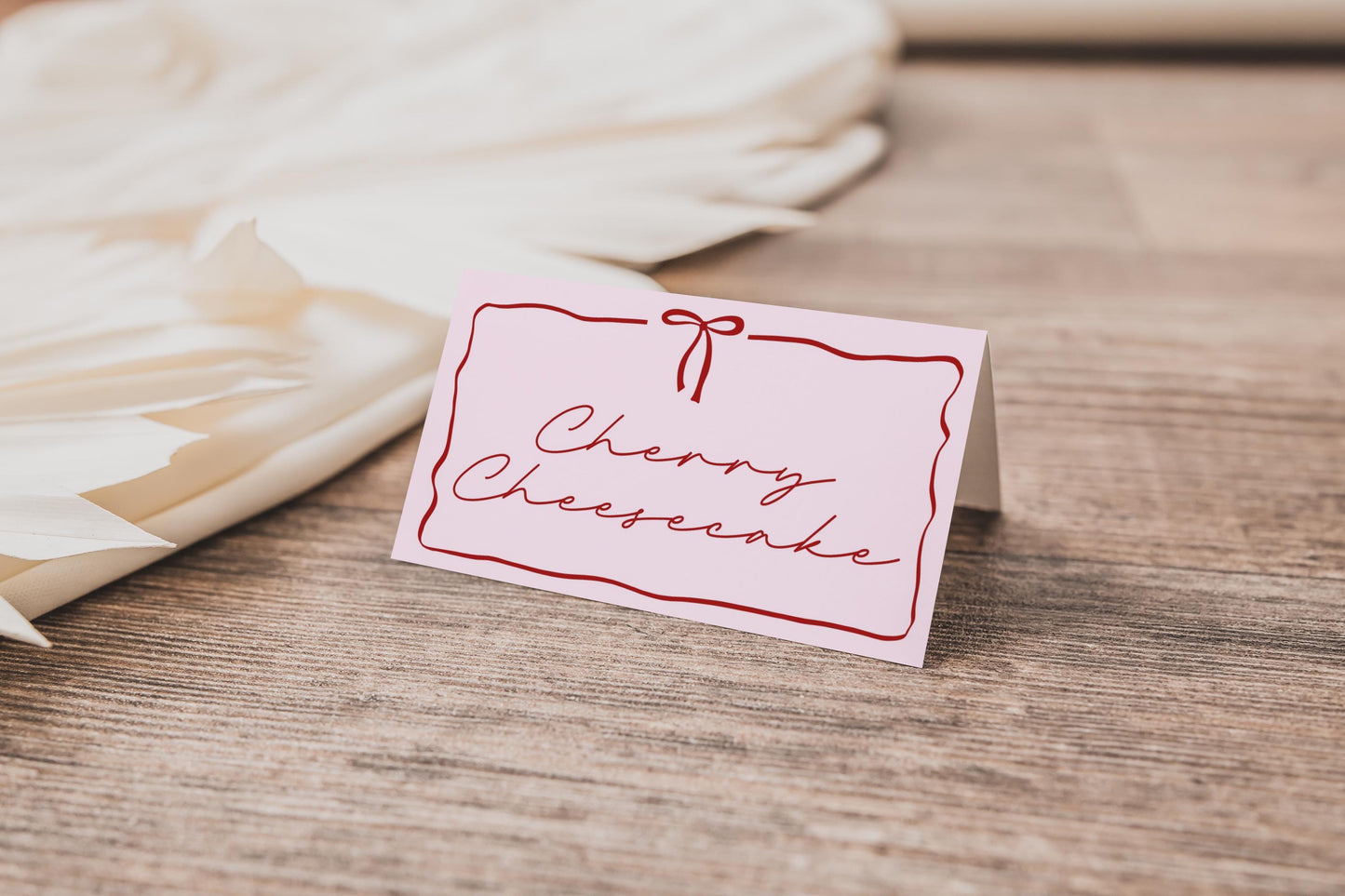 Coquette Bow Menu - Pink and Red Menu, Vintage Retro Menu Template, Valentine, Galentines Menu, Bachlorette Party, EDITABLE Template