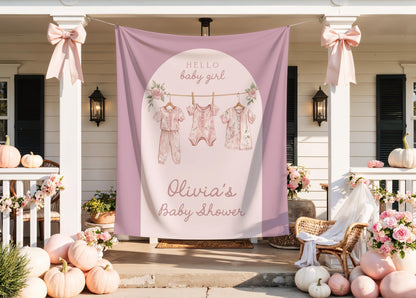 Boho Baby Shower Arch Backdrop