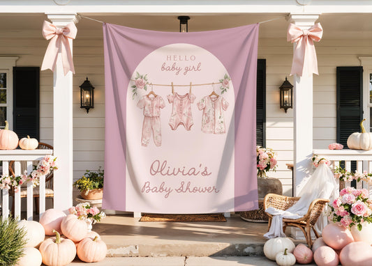 Boho Baby Shower Arch Backdrop