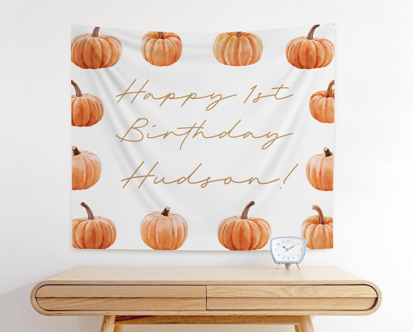 Pumpkin Theme Party Backdrop