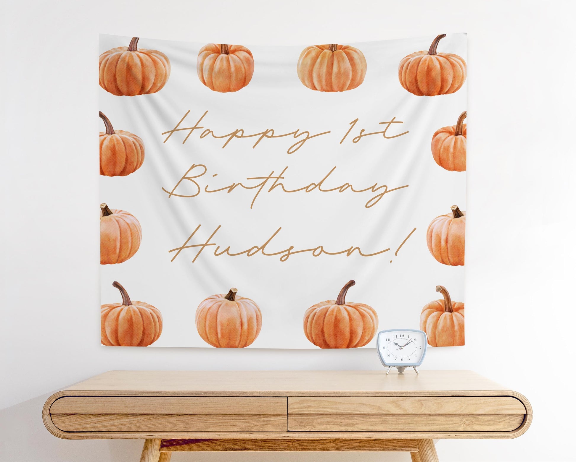 Pumpkin Theme Party Backdrop
