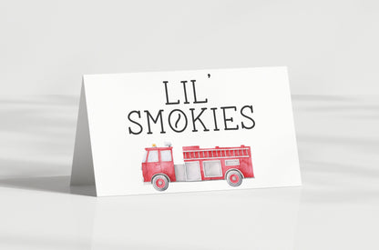 Firetruck Stats Board - First Birthday Milestone Poster - Firefighter - Fire Engine Birthday Party - 3 sizes - EDITABLE - DIY