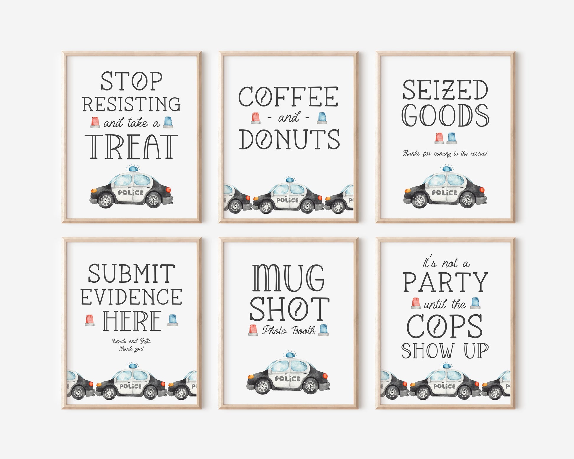 Police Baby Shower Invitation, Daddy's Backup, Couples Baby Sprinkle Invite, Editable Template