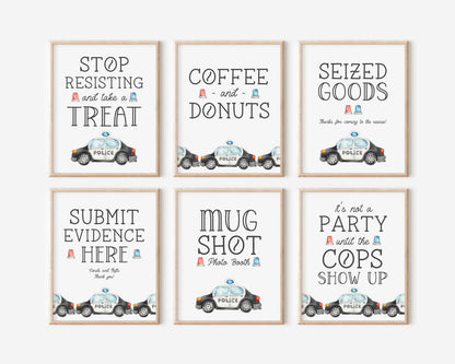 Police Baby Shower Invitation, Daddy's Backup, Couples Baby Sprinkle Invite, Editable Template
