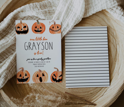 Custom Halloween Party Fabric Backdrop - Welcome Sign Banner with Jack O Lanterns - Any Wording - FREE US SHIPPING