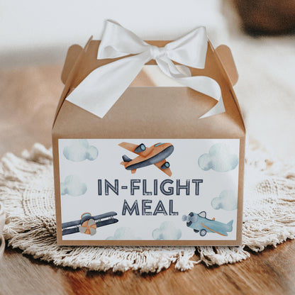 Airplane Birthday BUNDLE - Vintage Plane Birthday Party Decor Package, Time Flies, Two Fly, Signs, Time Capsule, Favors, Printable Editable