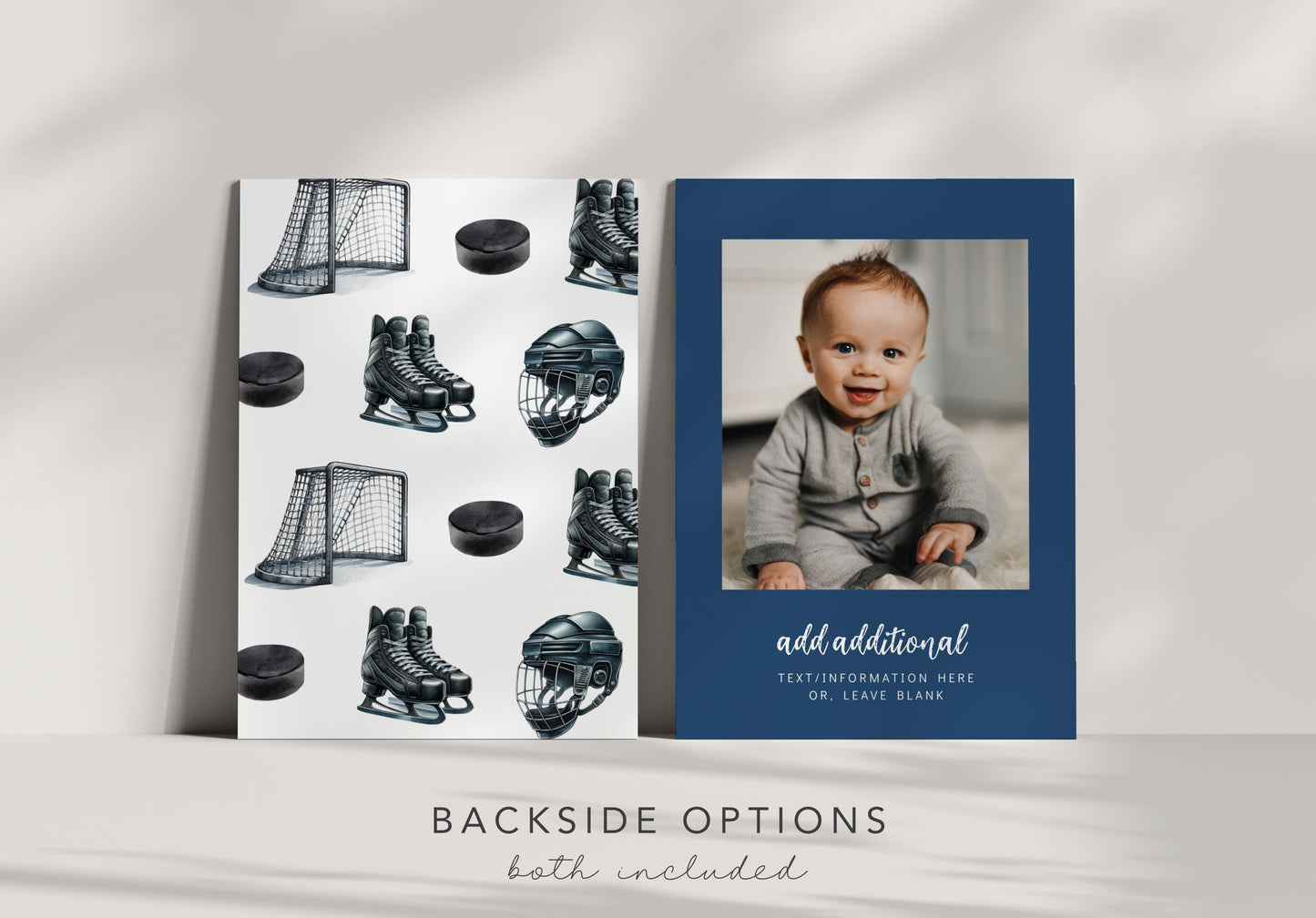 Hockey Birthday Invitation | Our Little MVP Party Invite for Any Age | He Shoots He Scores | Editable Printable