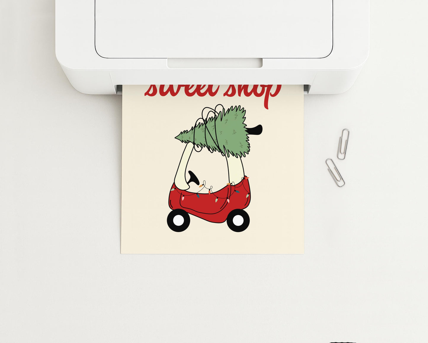 Christmas Tree Toy Car Party Sign Set - Oh What Fun First Birthday Decor - Hot Cocoa Bar, Sweet Shop, Ornament Favor Sign - INSTANT DOWNLOAD