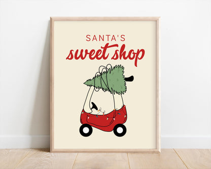 Christmas Tree Toy Car Party Sign Set - Oh What Fun First Birthday Decor - Hot Cocoa Bar, Sweet Shop, Ornament Favor Sign - INSTANT DOWNLOAD
