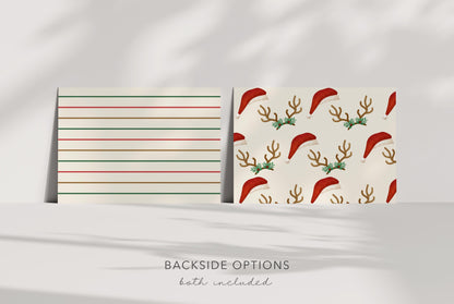 Christmas Gender Reveal Invitation | Retro Holiday Baby Shower Invite | Boy or Girl Editable Corjl Template