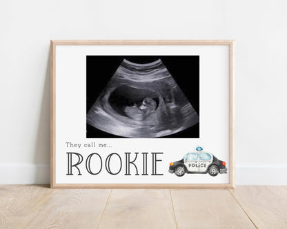Police Baby Shower Invitation, Daddy's Backup, Couples Baby Sprinkle Invite, Editable Template