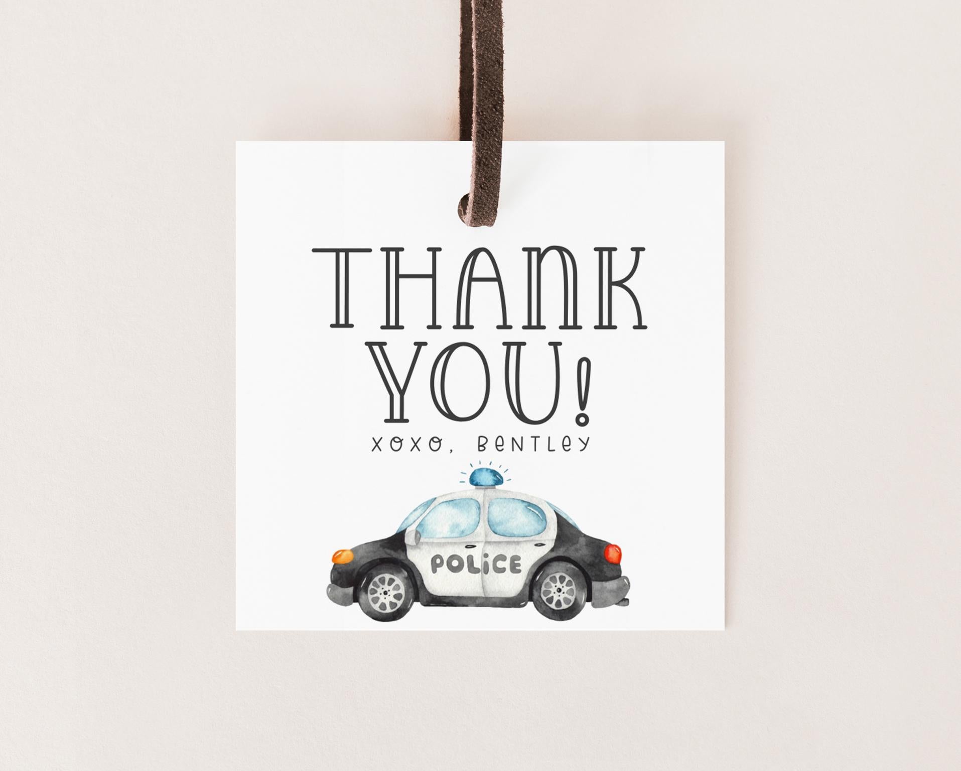 Police Baby Shower Invitation, Daddy's Backup, Couples Baby Sprinkle Invite, Editable Template