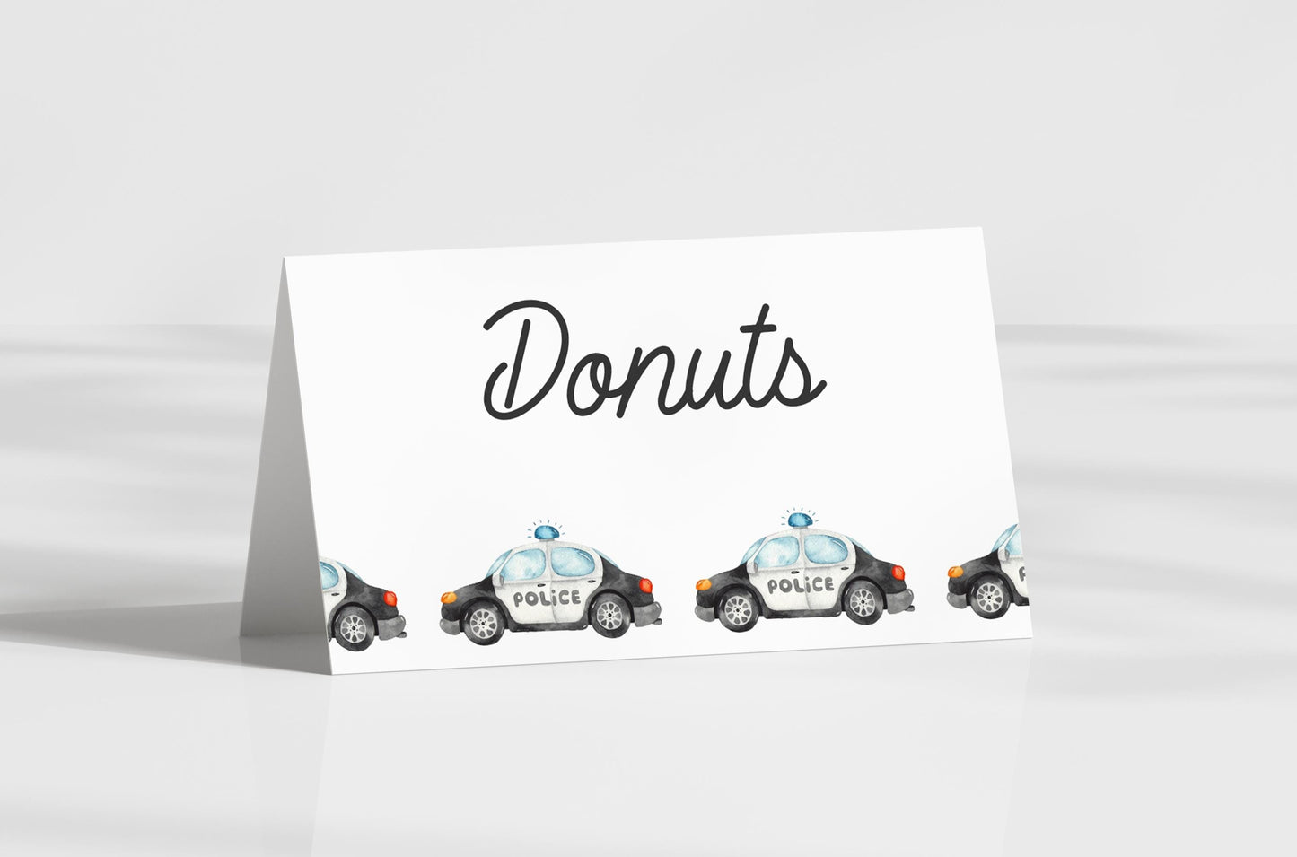 Police Baby Shower Invitation, Daddy's Backup, Couples Baby Sprinkle Invite, Editable Template