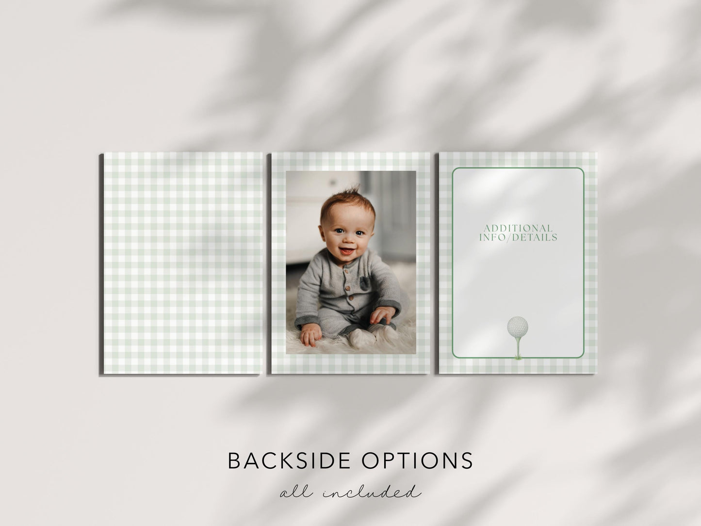 Golf First Birthday Invitation, Mastered His First Year Invite, Editable Canva Template, Boys 1st Birthday Golf Party Invitation