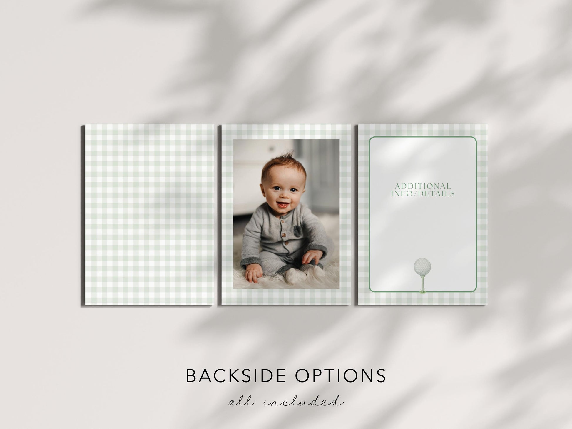 Golf First Birthday Invitation, Mastered His First Year Invite, Editable Canva Template, Boys 1st Birthday Golf Party Invitation