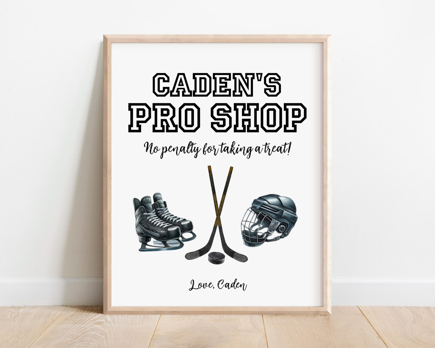 Hockey First Birthday Photo Banner, Monthly Milestone Banner, Newborn to 12 Months, First Year Down Birthday Decorations